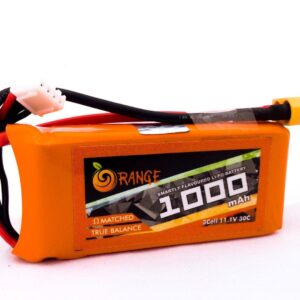 11.1 V 1000mAh Orange Lithium Polymer Battery Pack