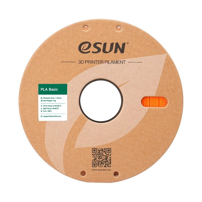eSun 1.75mm PLA-Basic 3D Printing Filament 1kg orange Color - Image 4