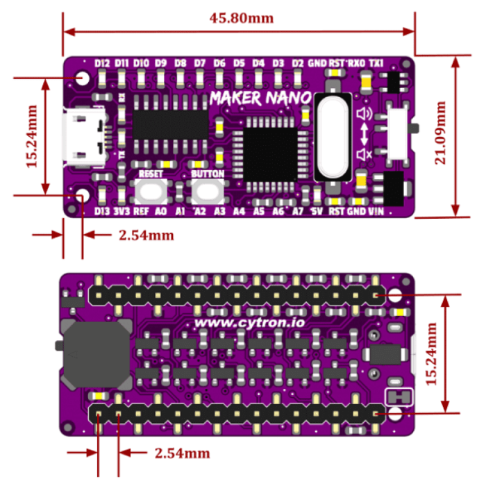 Cytron Maker Nano Development Board for Arduino Projects - Image 6