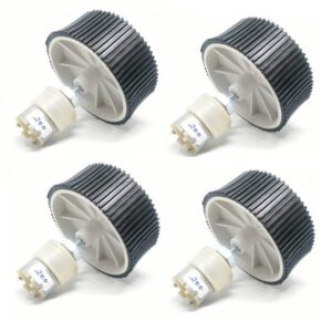 200 RPM GEAR MOTOR+10X4 WHEEL - SET OF 4
