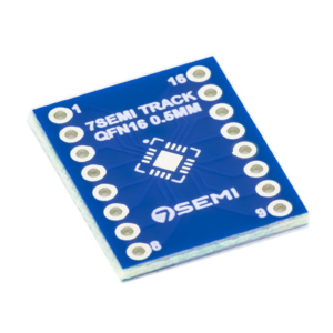 7Semi LGA16 QFN16 0.5mm Breakout Adapter PCB
