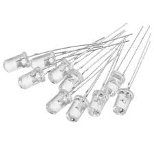 5mm White Green LED(Pack of 10)
