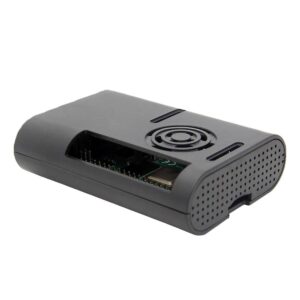 Raspberry Pi 4 ABS Black Case with Fan